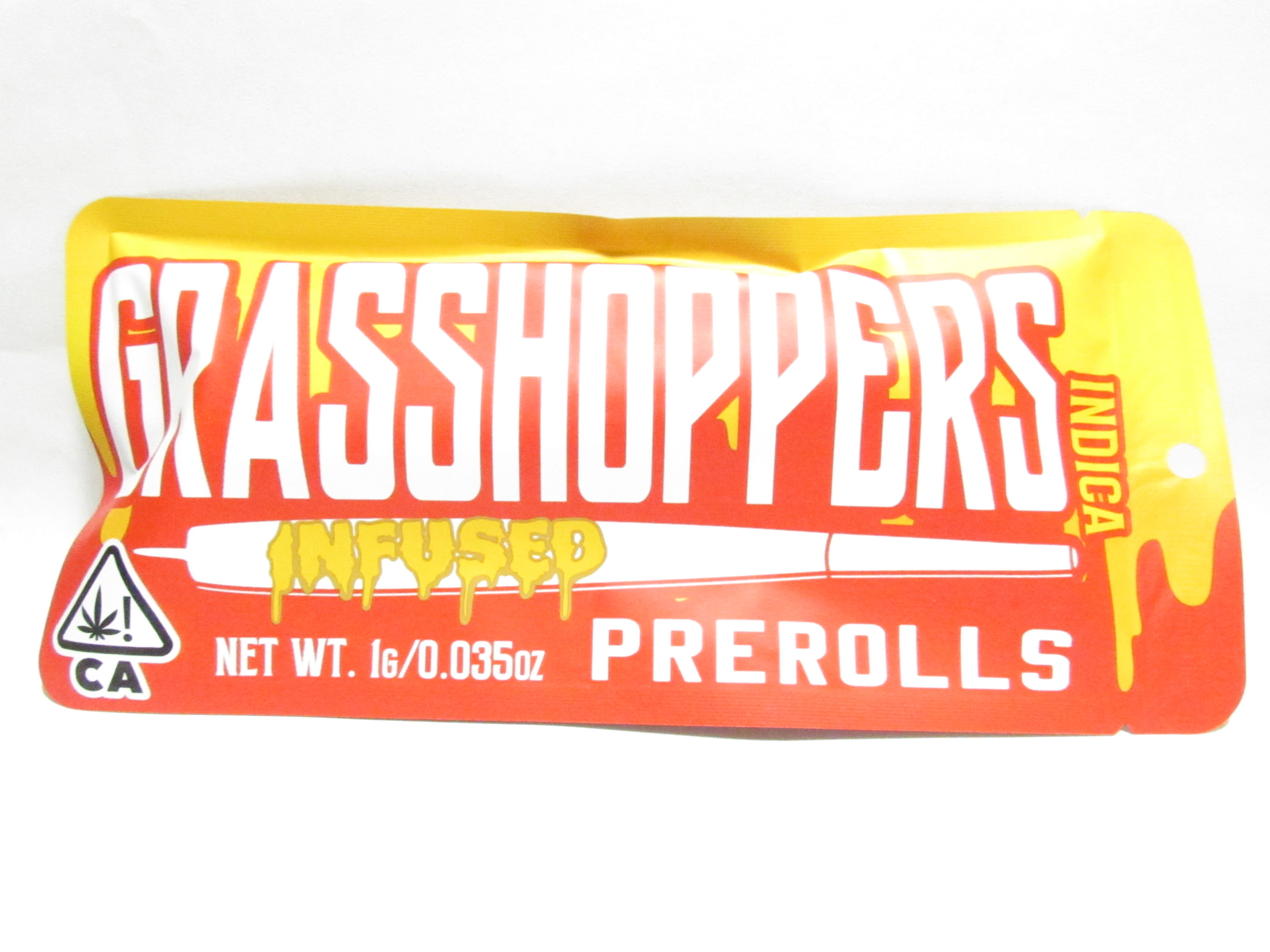 Grasshoppers — Grasshoppers 1g Infused Pre Rolls