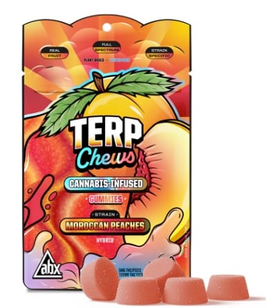 Moroccan Peaches Terp Chews - 100mg - ABX - Gummies - $12 - Gummies