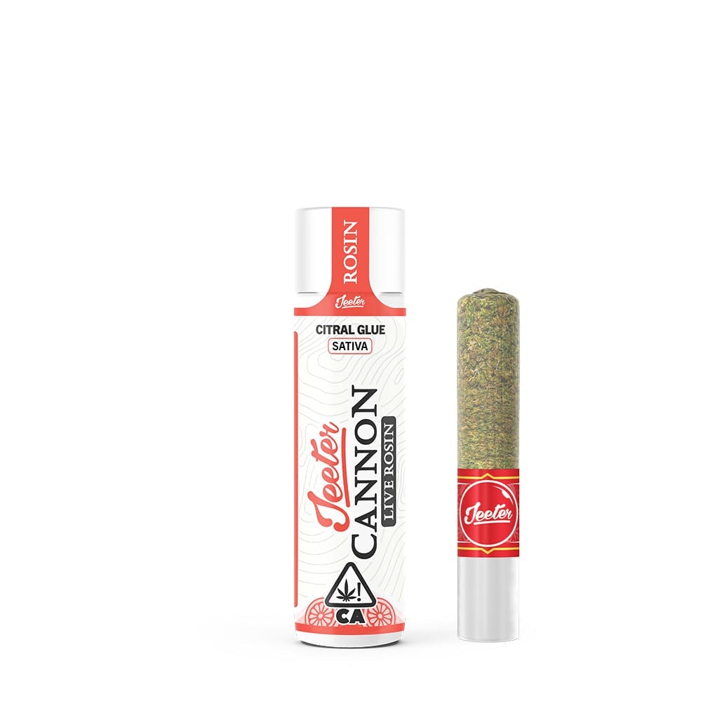 Citral Glue (S) | Live Rosin Infused Cannon - 1.3g - Jeeter -  - $35 - Infused Pre-Rolls