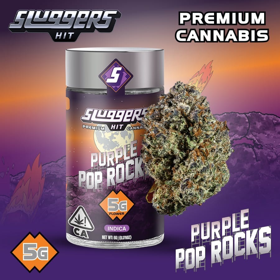 Sluggers Hit — Purple Pop Rocks