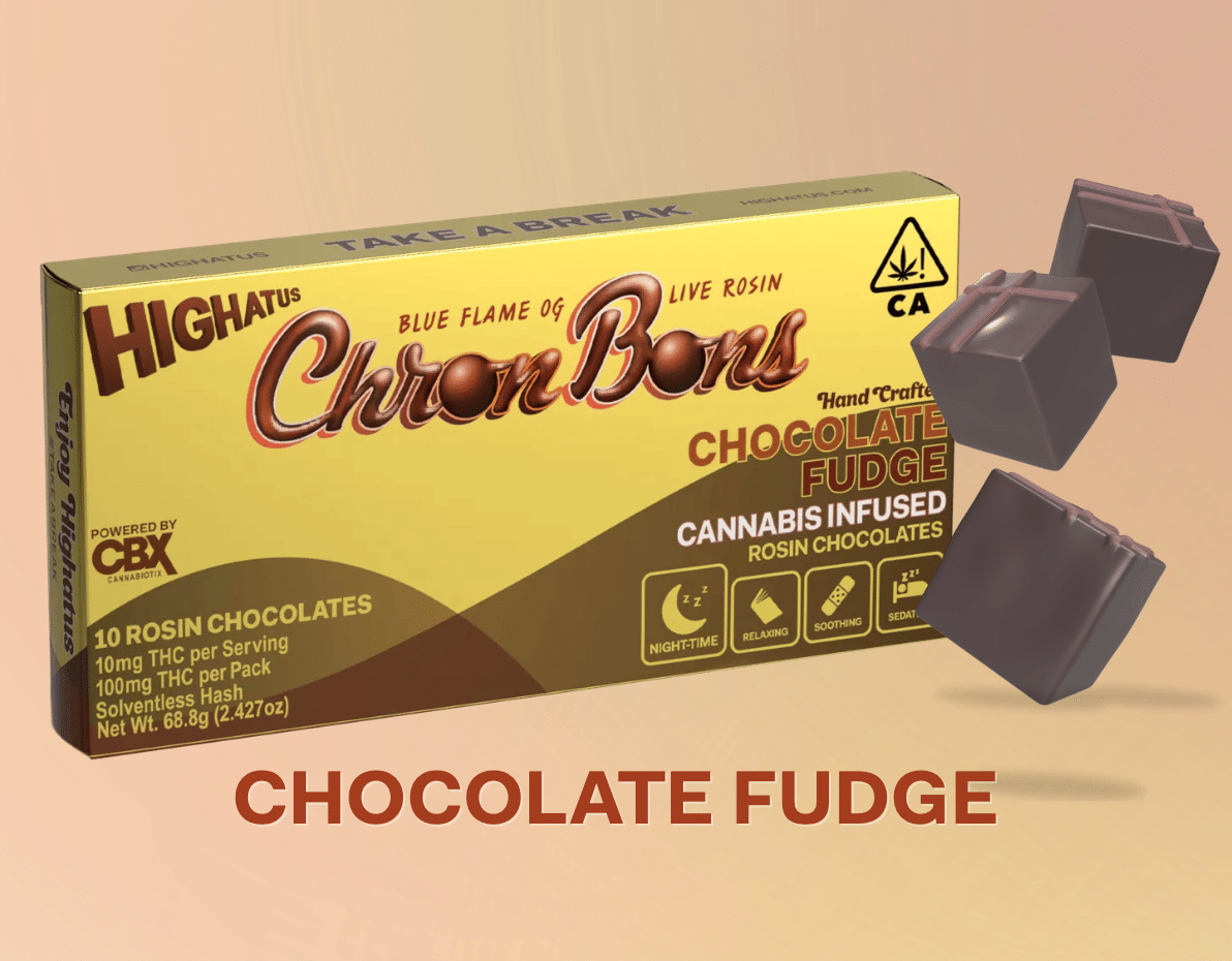 10PK Chocolate Fudge ChronBons - Highatus -  - $20.05 - Edibles