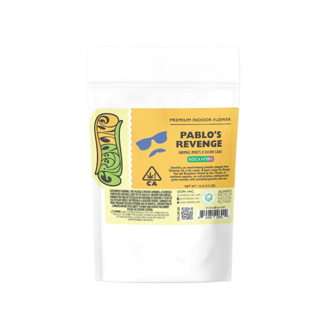 PABLO'S REVENGE 14G - Greenline -  - $63 - Flower