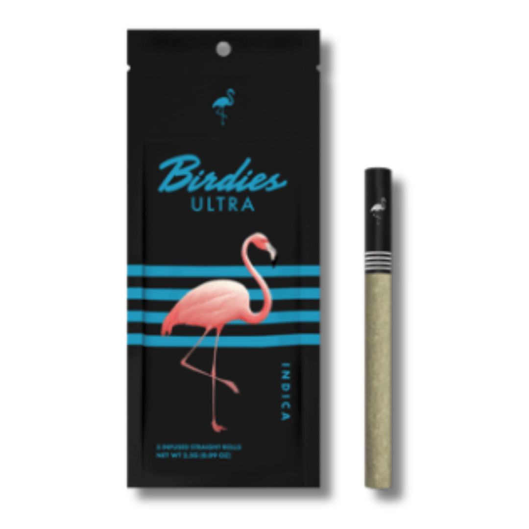 Indica 'Ultra' Infused 3pk Prerolls - Birdies -  - $15 - Preroll