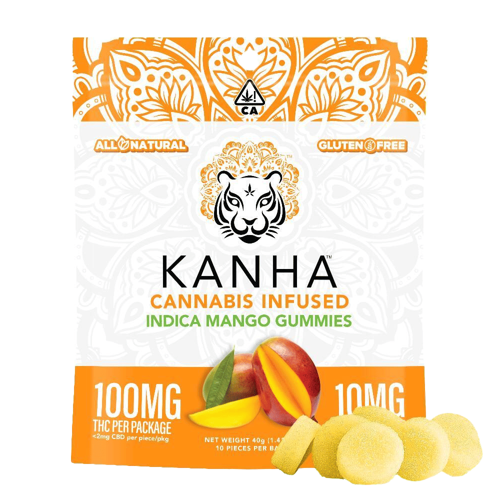 Mango Gummies (100Mg) (10Pk) - Kanha - null - $15 - Edible