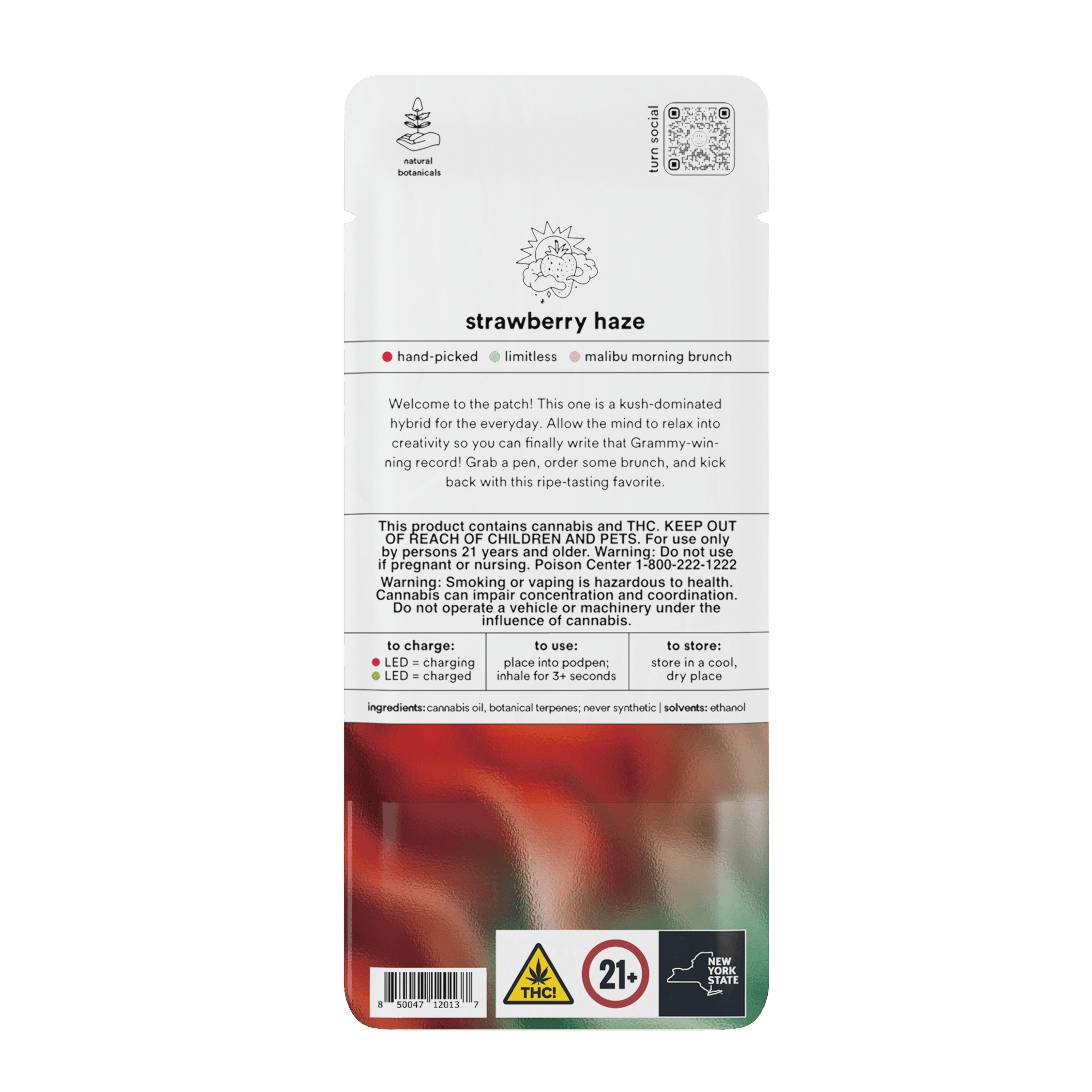 1.0g POD | strawberry haze | botanica blends | up | - Turn - - $35 - Vape Pens