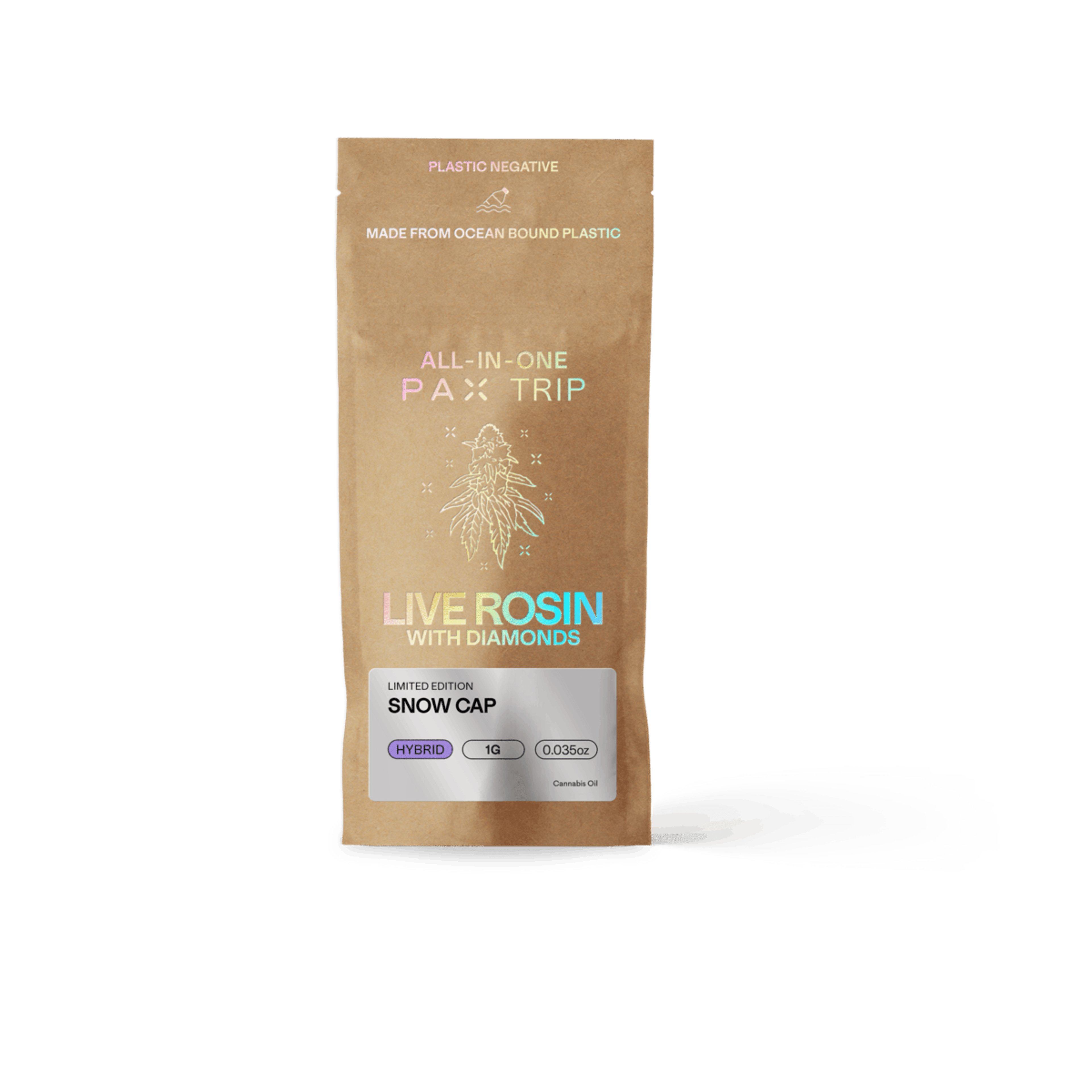 PAX - Snow Cap (H) - 1g AIO Live Rosin with Diamonds Vape - Pax - Vape - $52 - Vapes