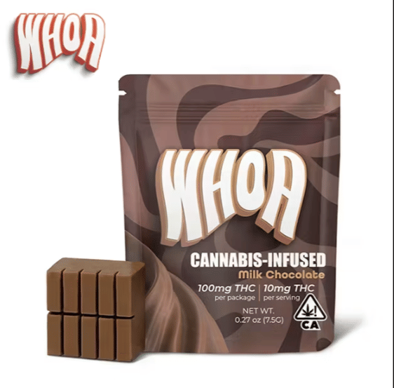 WHOA - Milk Chocolate - Bite - 100mg *B2G1 EVERYDAY* - WHOA -  - $9.99 - Edibles