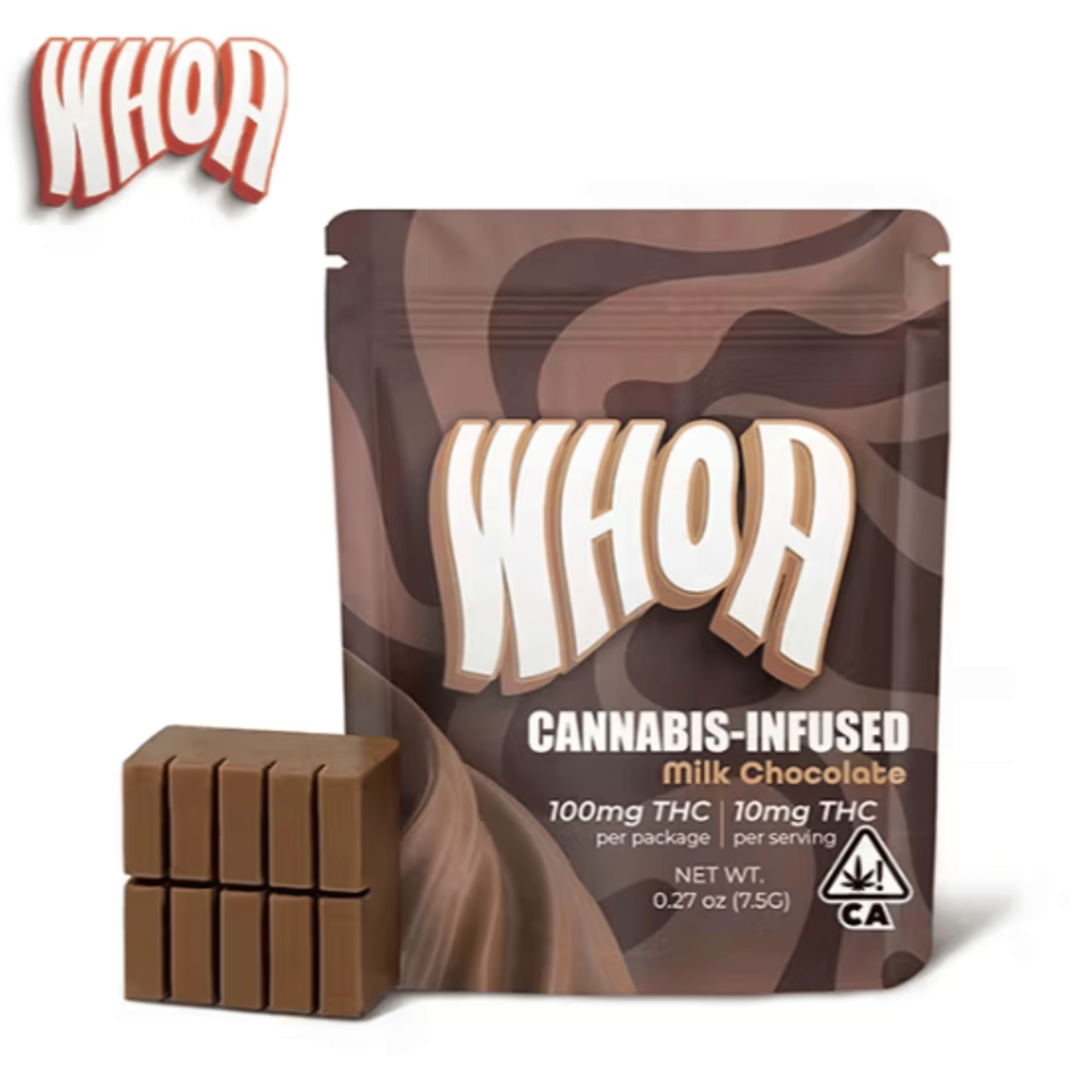 WHOA - Milk Chocolate - Bite - 100mg *B2G1 EVERYDAY* - WHOA - - $9.99 - Edibles