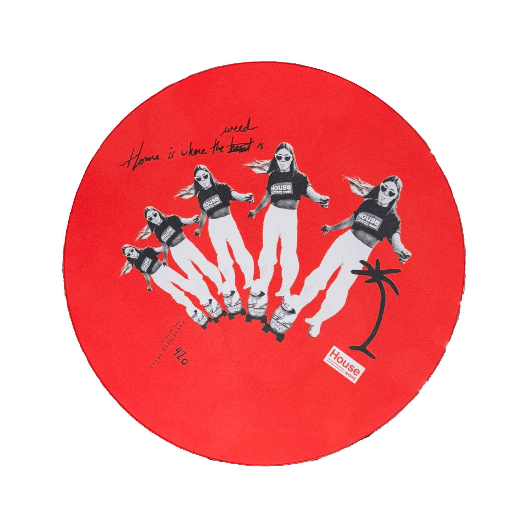 Silicone Dabbing Mat - House Weed -  - $2.99 - Accessories