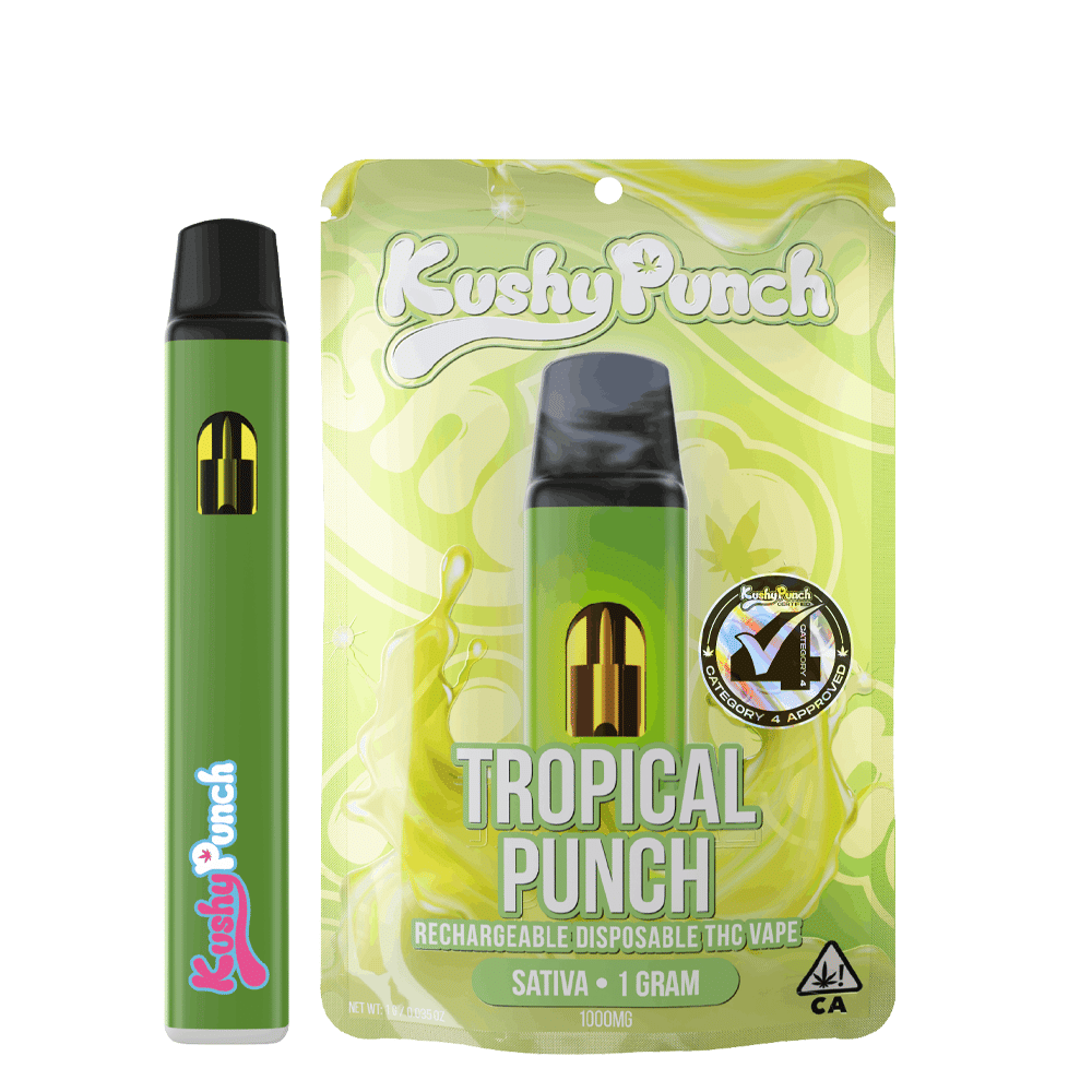 Tropical Punch All-In-One Vape (1G) - Kushy Punch -  - $25 - Cartridge