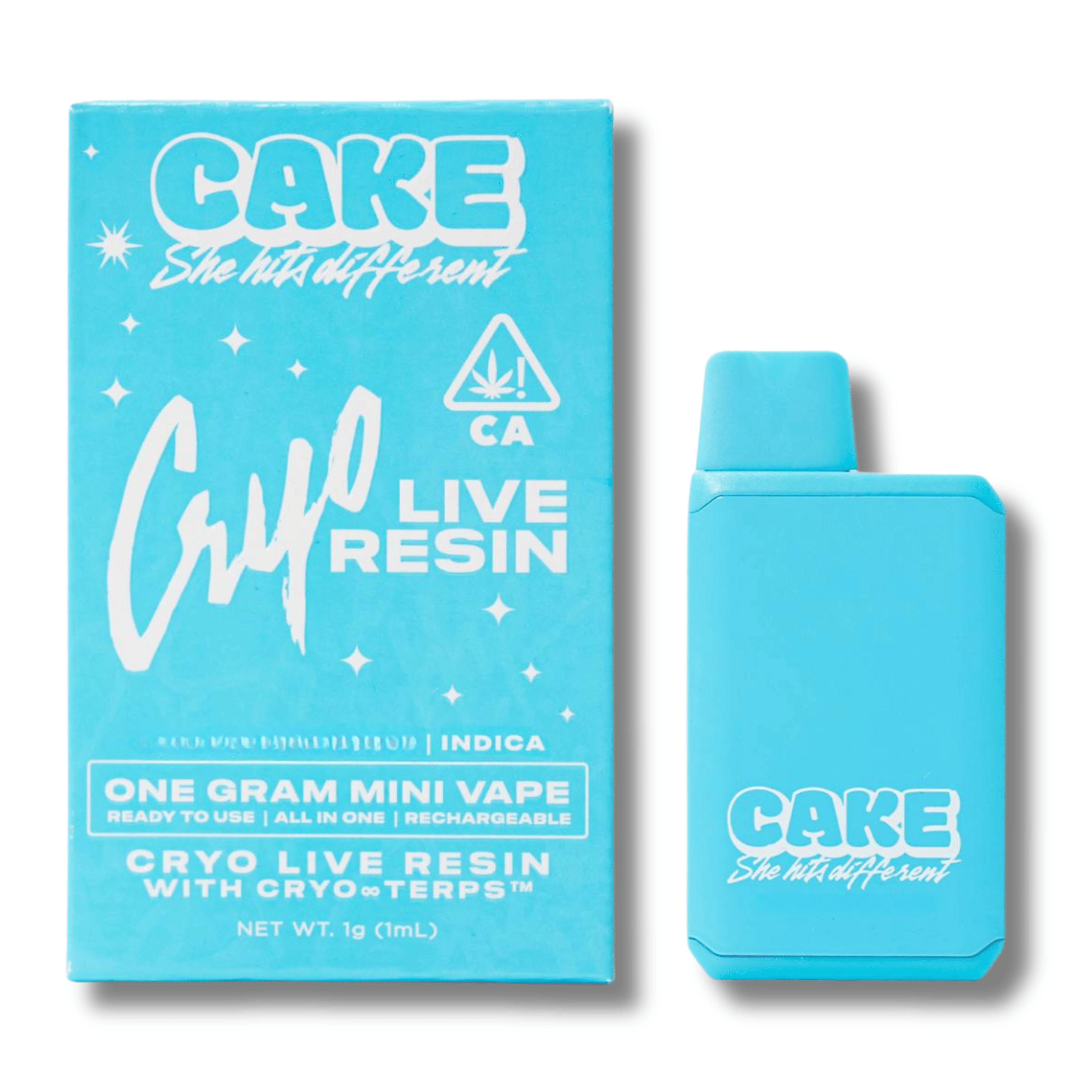 Blueberry Z Live Resin 1g AIO - Cake - - $33 - Vapes