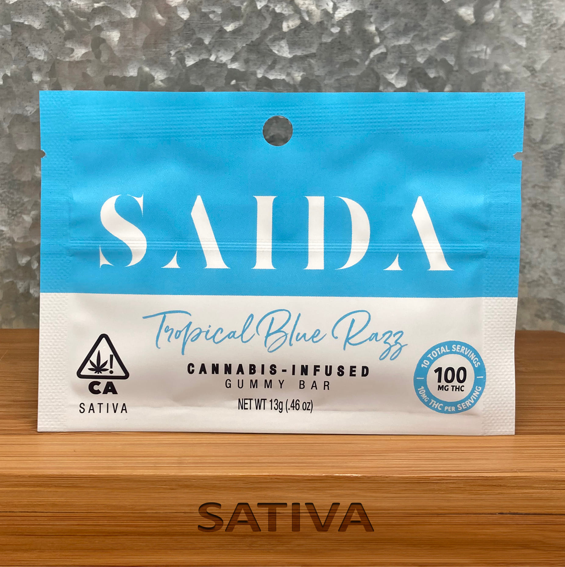 Tropical Blue Razz 100mg - Saida -  - $10 - Edible