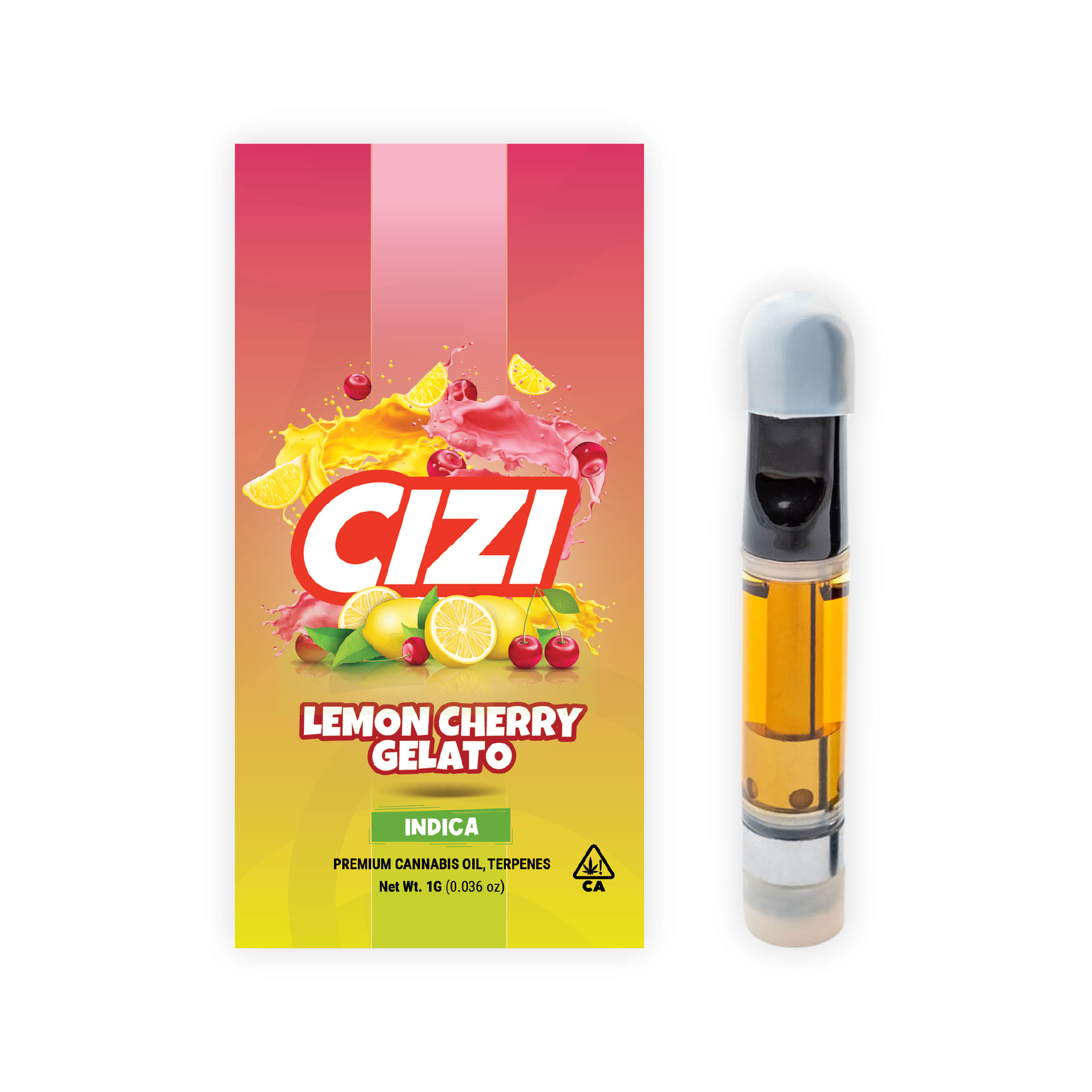 Lemon Cherry Gelato -1G - 510 Cart - Cizi -  - $15 - Vapes