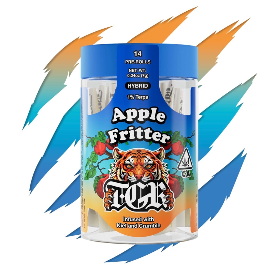TGR - Apple Fritter - Kief & Crumble Infused (14 Joints) - 7g - TGR - 7g - $34.99 - Pre-Rolls