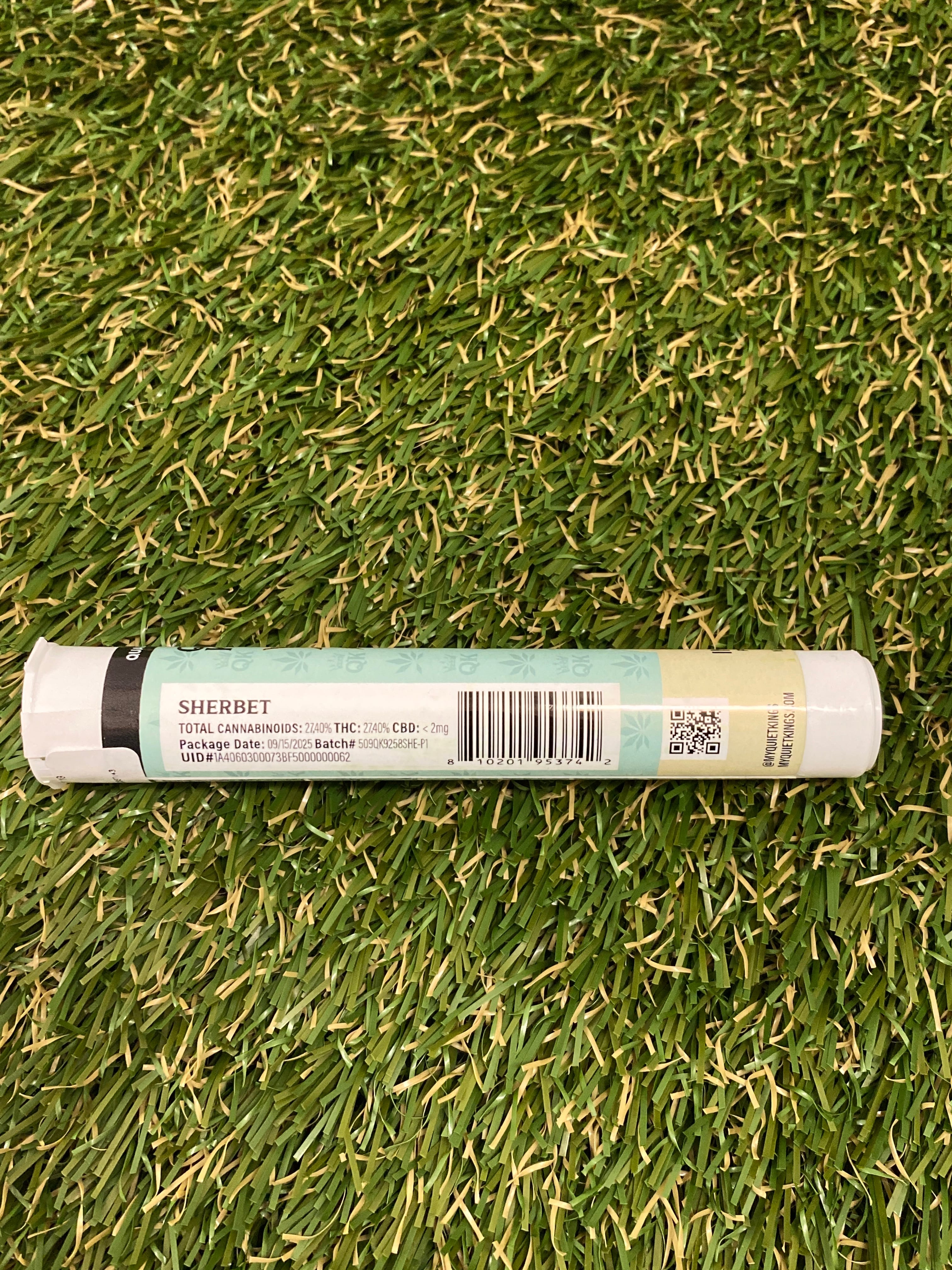 SHERBET 1G - QUIET KINGS -  - $3.22 - Pre-Roll Flower