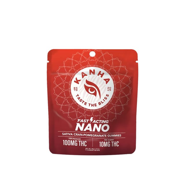 Kanha NANO: Cran Pomegranate - 100mg Fast Acting