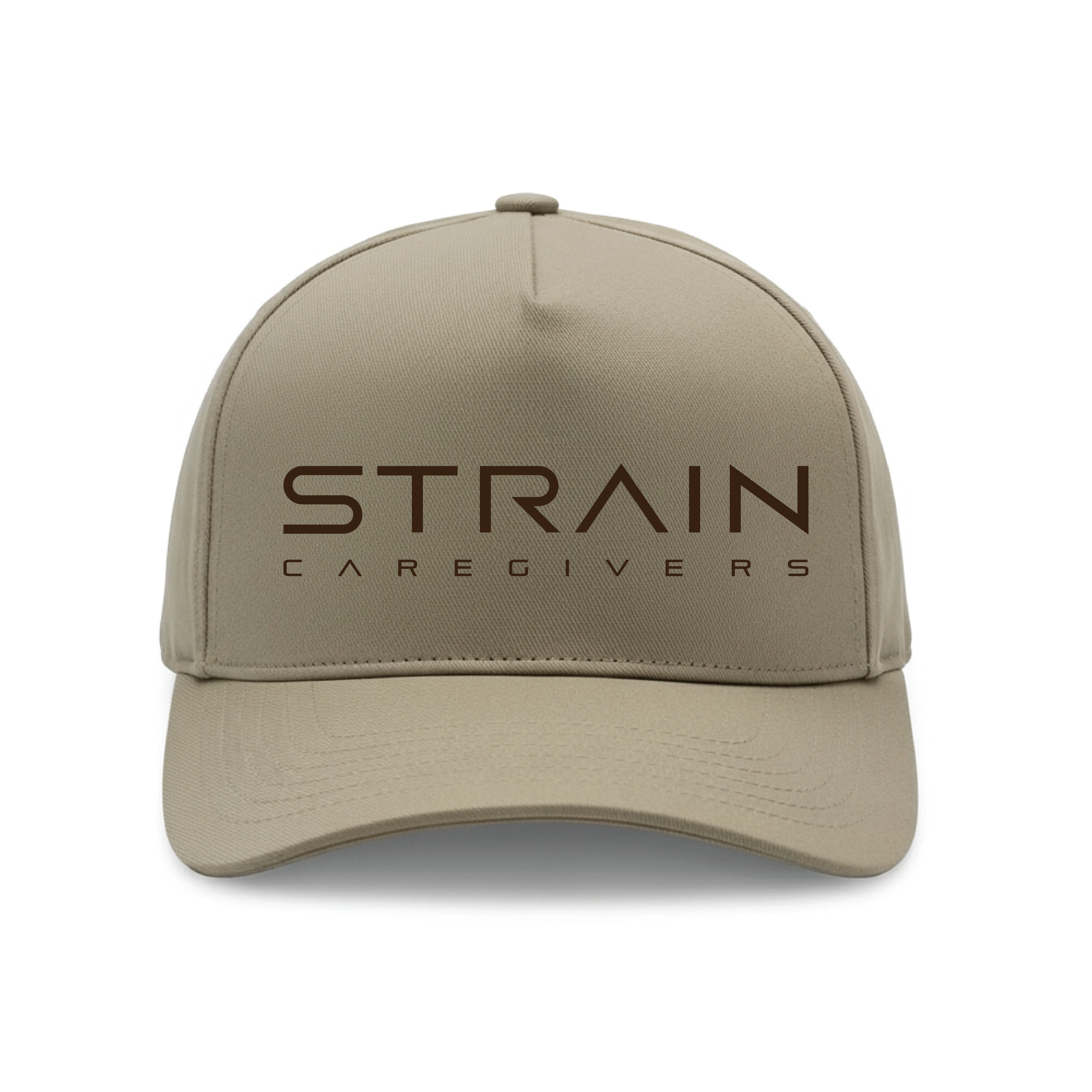 Strain Snapback Hat - Khaki - Strain Caregivers -  - $15 - Merch