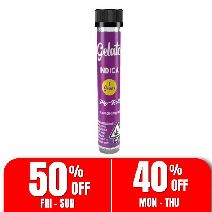 Gelato | 1g - Papaya - Pre-Roll - Indica - Gelato -  - $5 - Pre-Rolls