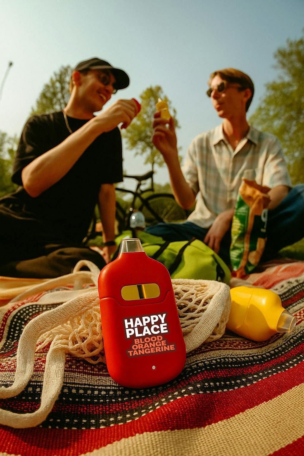 Blood Orange Tangerine - Disposable - Happy Place - 2 Gram - $19.99 - Disposable Vape (All-In-One, Battery Built-In)