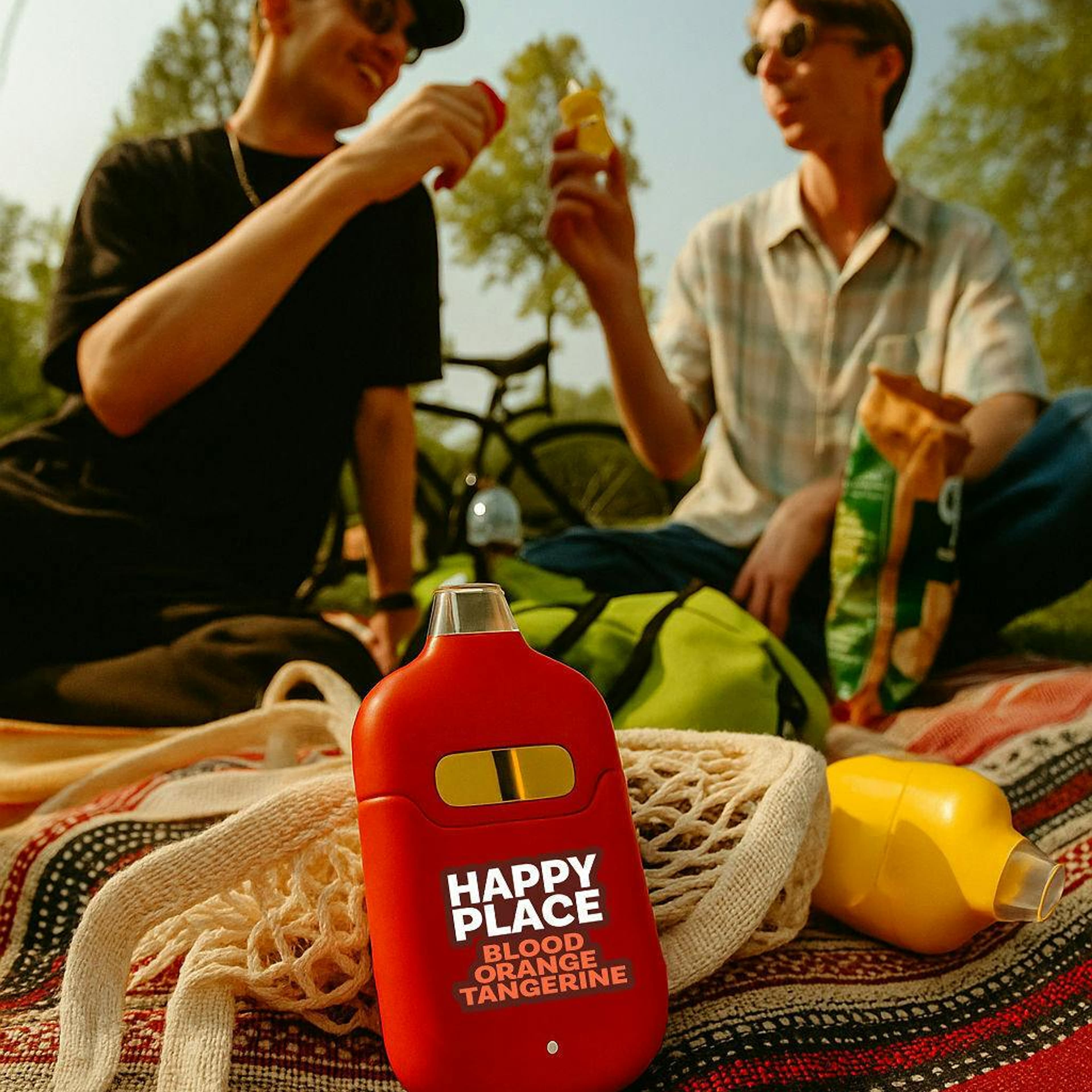 Blood Orange Tangerine - Disposable - Happy Place - 2 Gram - $19.99 - Disposable Vape (All-In-One, Battery Built-In)