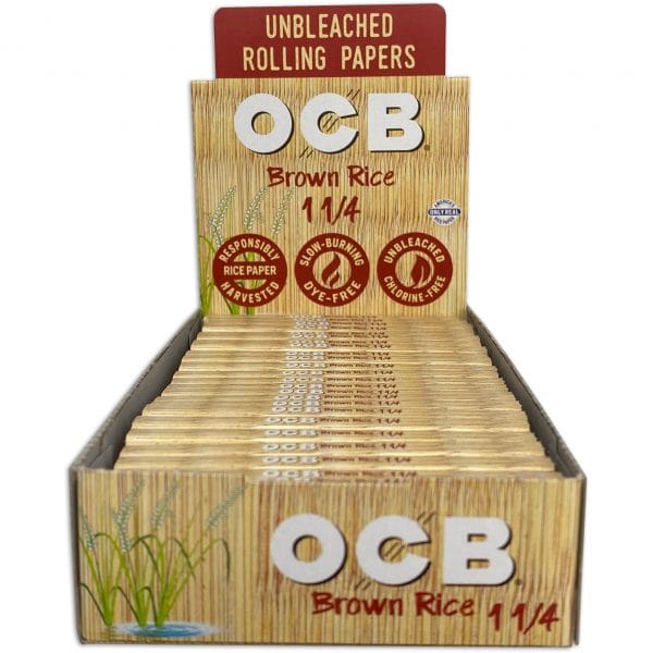 OCB - Brown Rice Rolling Papers - 1 1/4in. -  - $3 - Accessories