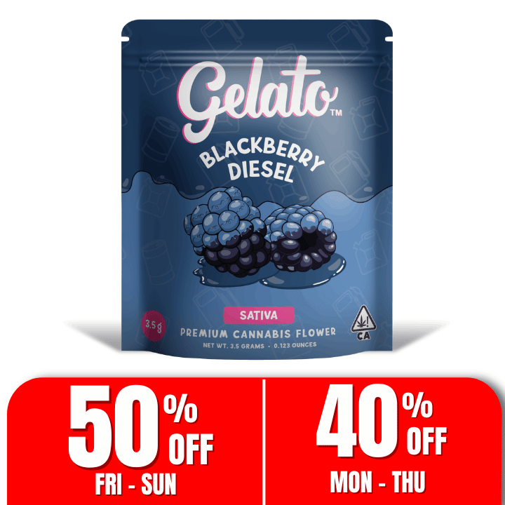 Gelato | 3.5g - Blackberry Diesel - Gelato -  - $31 - Flowers