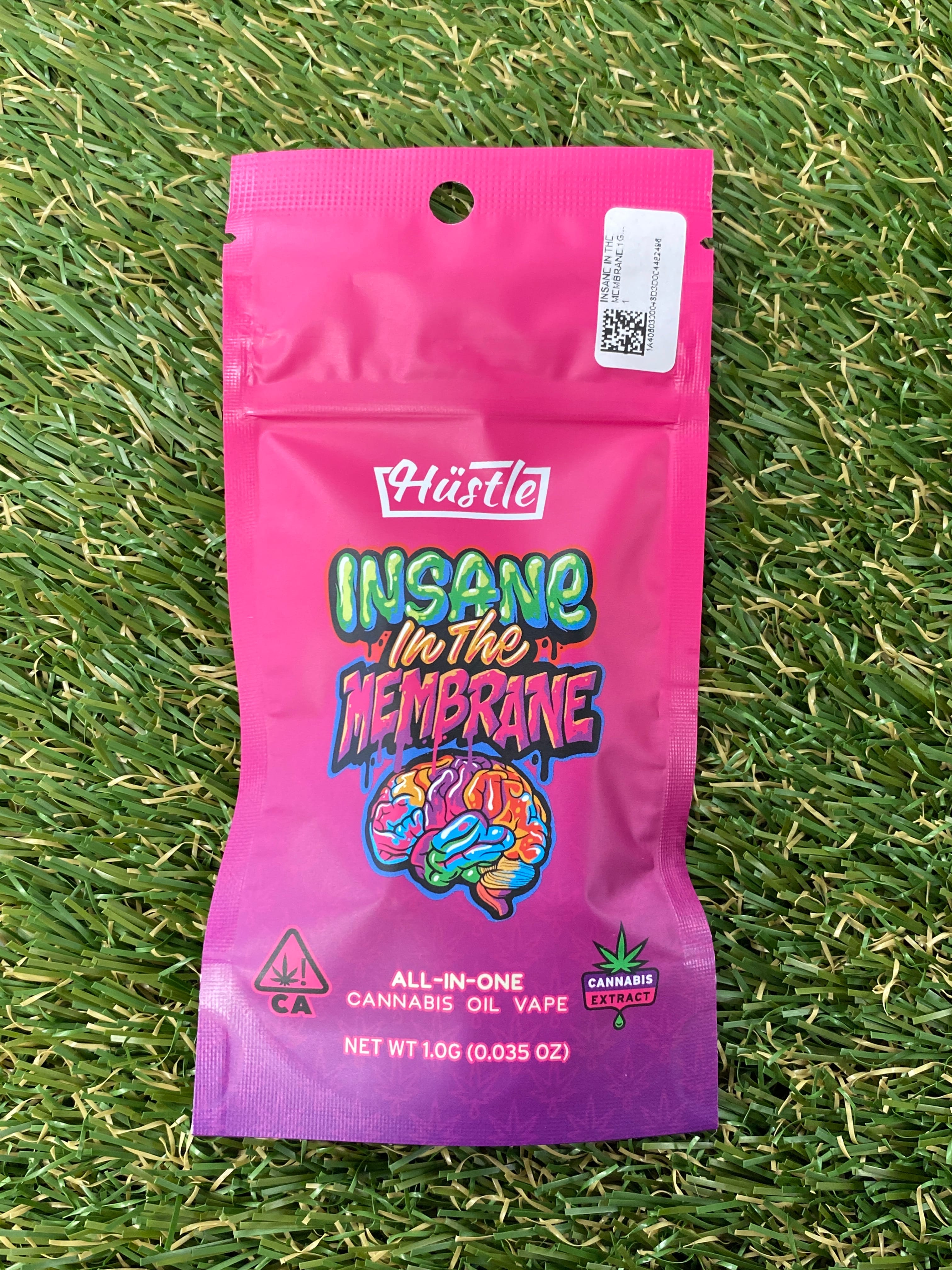 INSANE IN THE MEMBRANE 1G DISP - Hush -  - $21.50 - Vape Cartridge