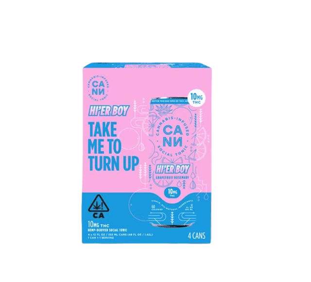 4-PACK HI'ER BOY GRAPEFRUIT ROSEMARY | CANN SOCIAL TONIC