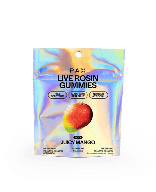 Summer Mango (I) Live Rosin Gummies (100mg)