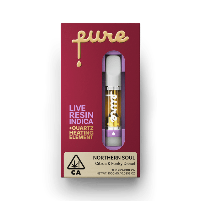 Pure Live Resin 1g Cartridge - Northern Soul - Indica