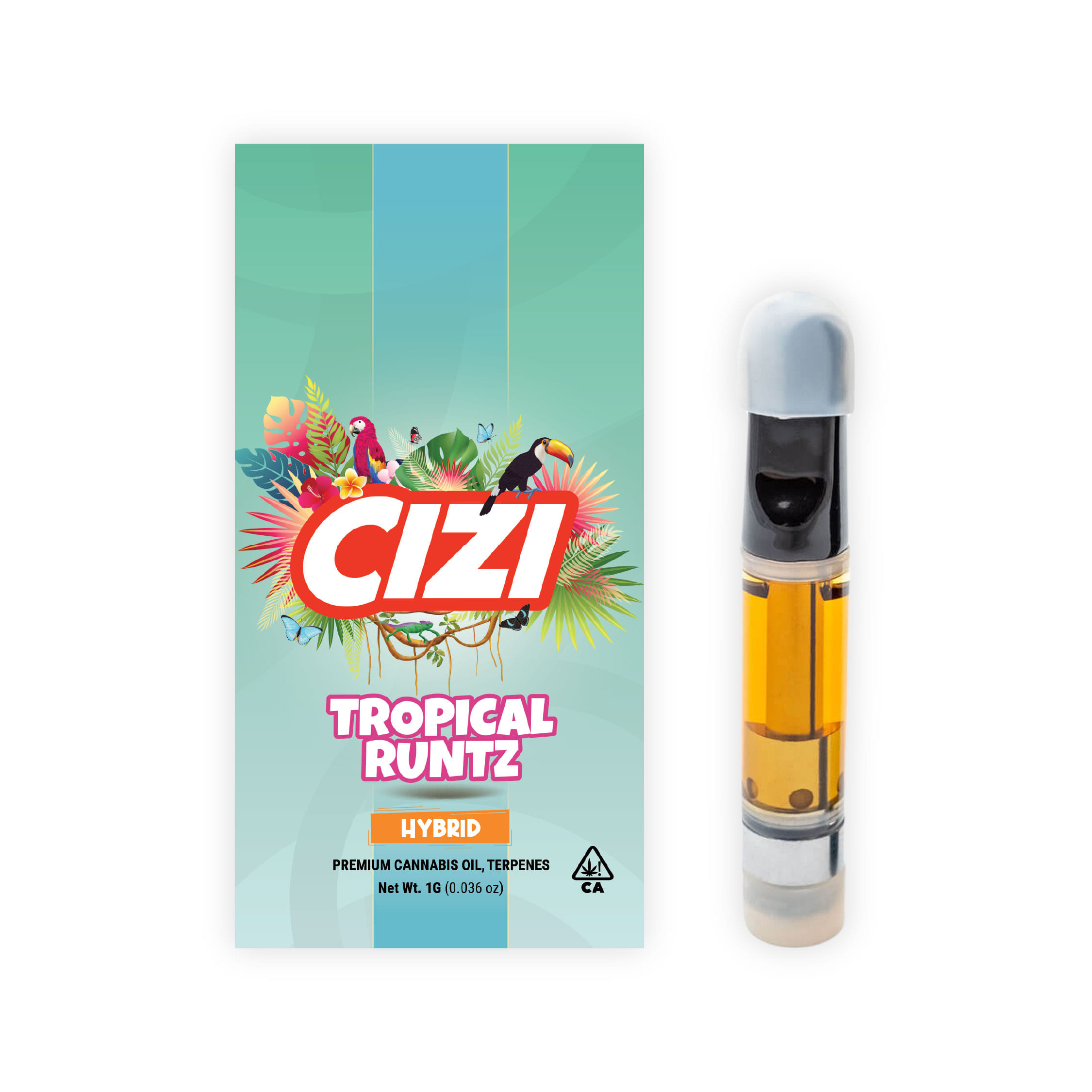 Tropical Runtz- 1G - 510 Cart - Cizi -  - $15 - Vapes