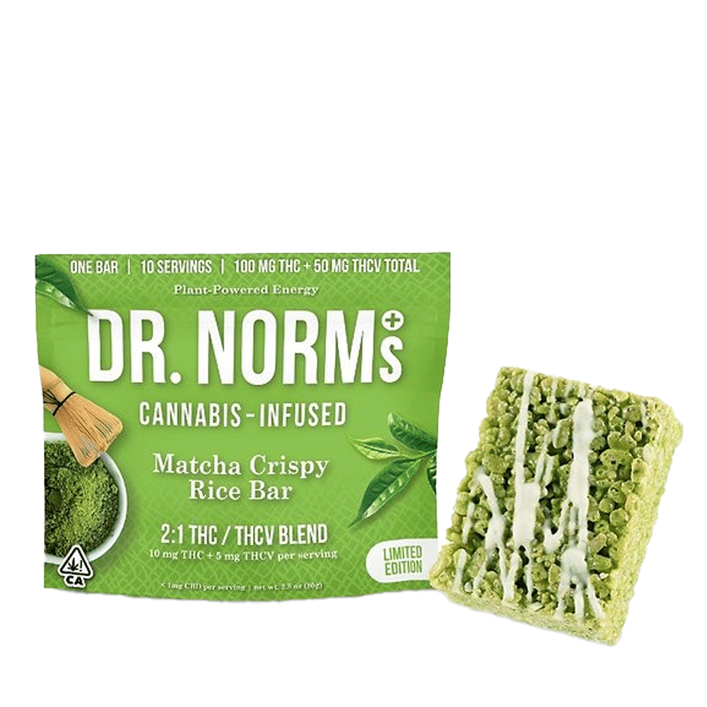 Matcha Rice Crispy Bar (100Mg) - Dr. Norm's - null - $15 - Edible