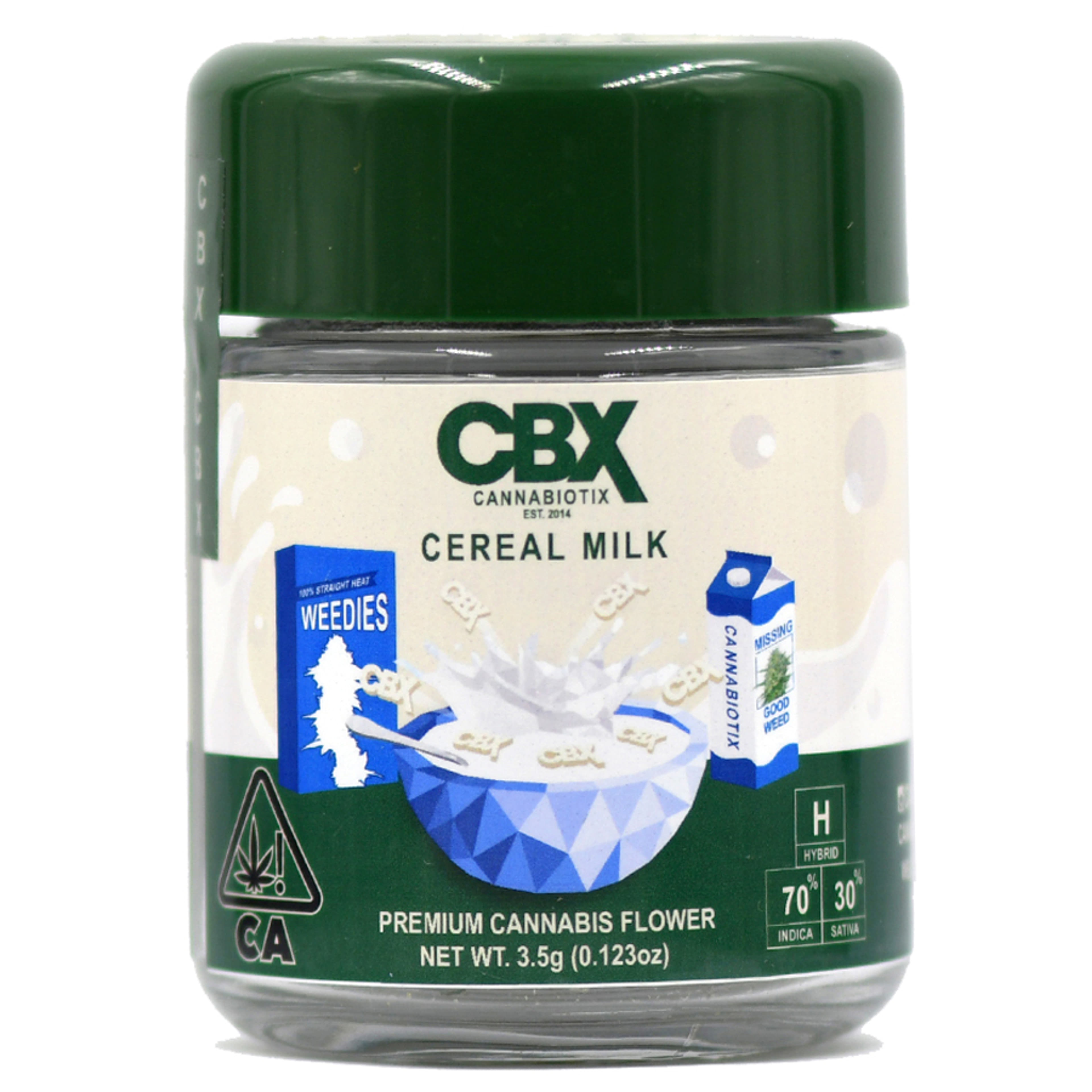Cereal Milk (I/H) 28.35% - 3.5G *SPECIAL PRICING* - Cannabiotix - Eighth - $50 - Flower