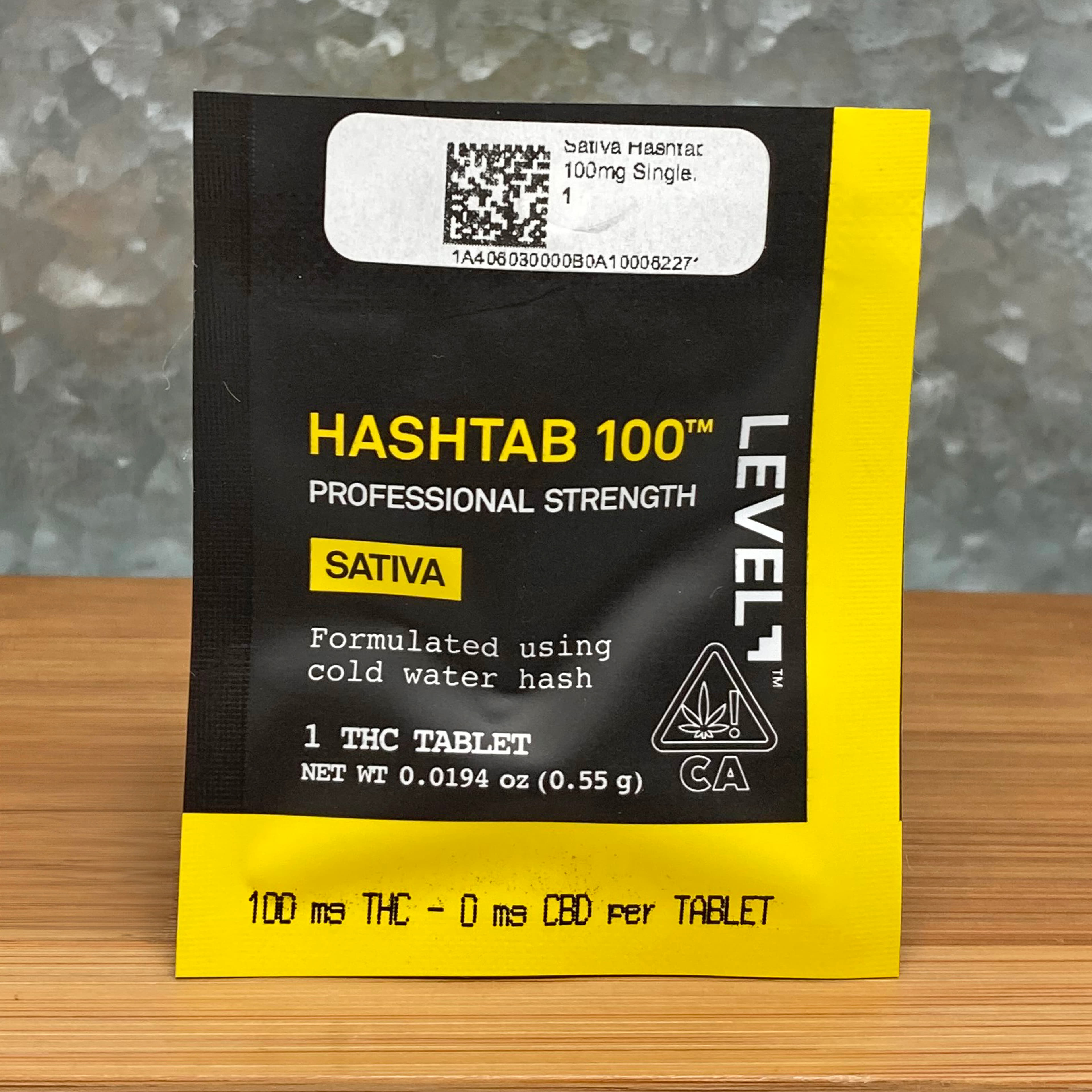 Sativa 100mg Hashtab Single - LEVEL - - $10 - Edible