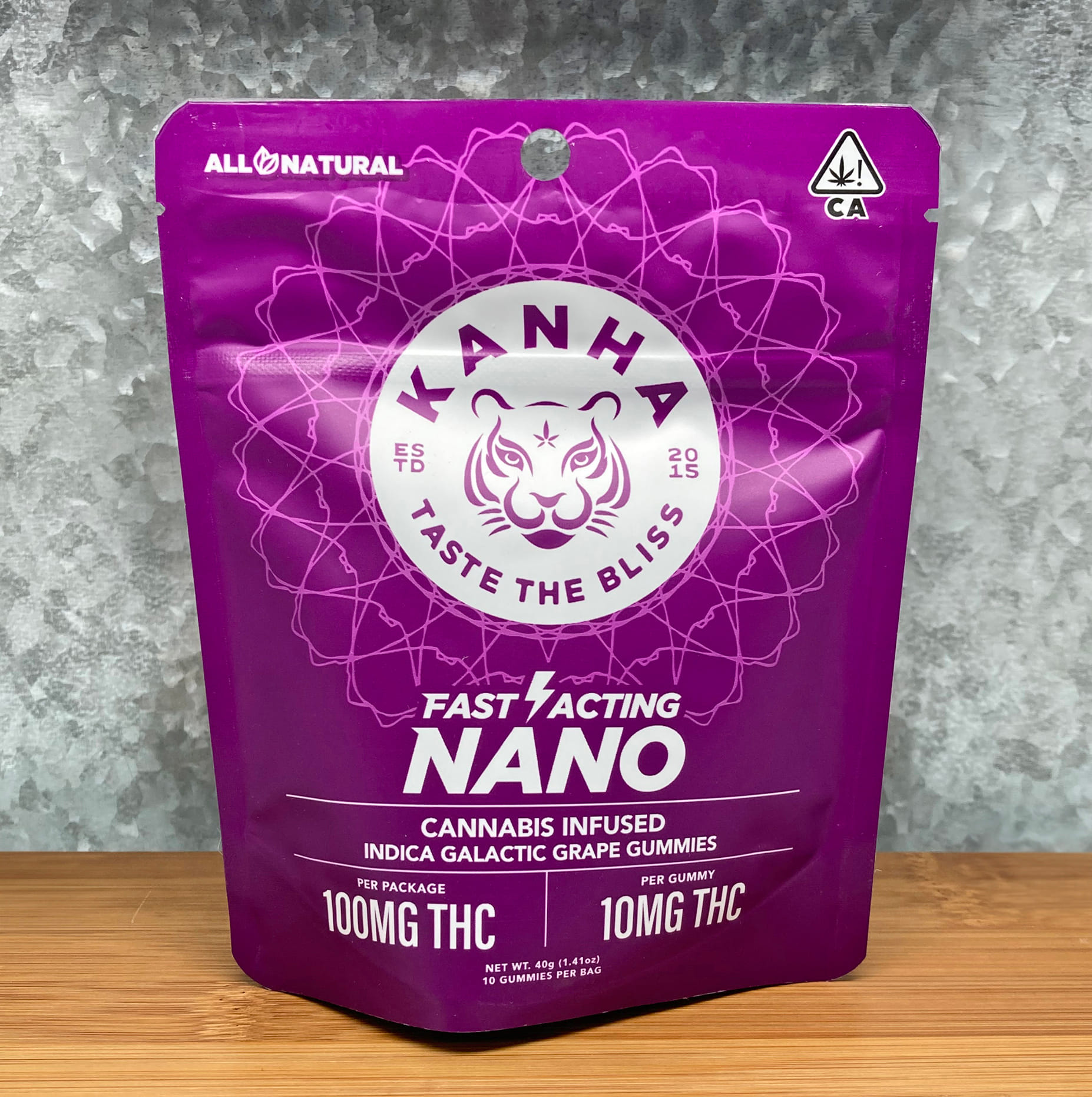 Galactic Grape Nano Gummies 100mg - Kanha -  - $26 - Edible