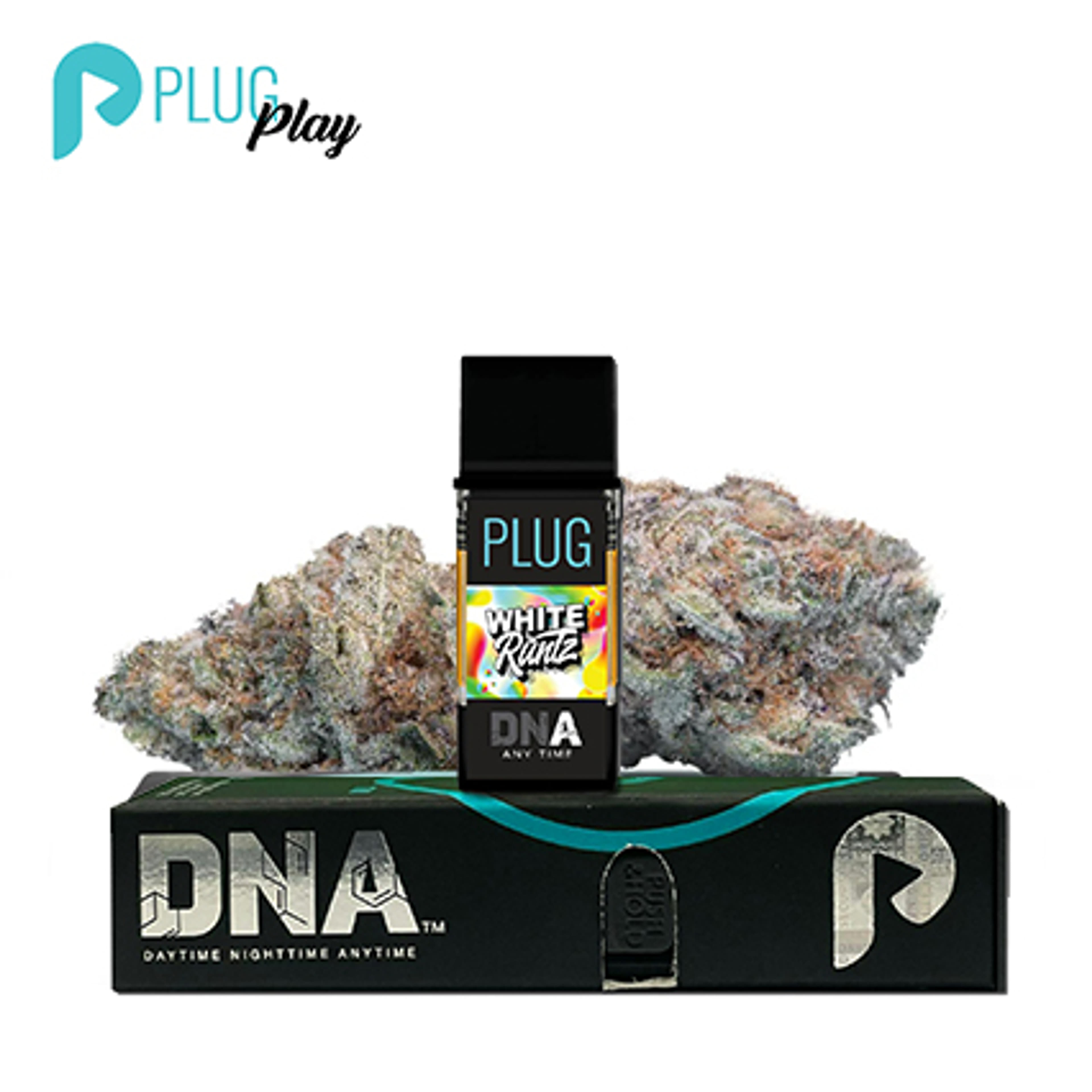 PLUGplay DNA - White Runtz PLUG - 1g - PLUGplay - DNA - $34.99 - PLUGplay Pods