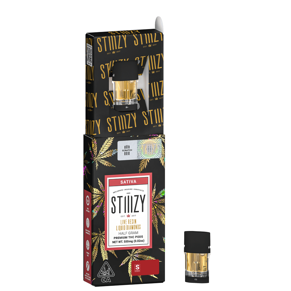 Hawaiian Snow Live Resin Liquid Diamonds Pod (0.5G) - Stiiizy -  - $16 - Cartridge