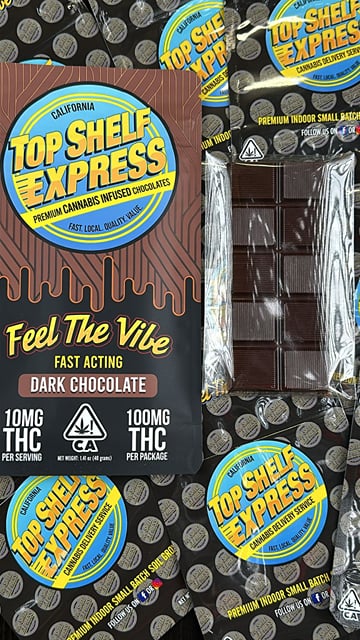 ^DARK CHOCOLATE Bar (100mg) **BUY 2 GET 1 FOR A PENNY**
