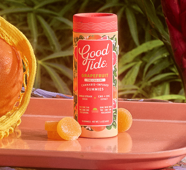 Grapefruit | 1:1:1 THC:CBD:CBC | 10pk Gummies