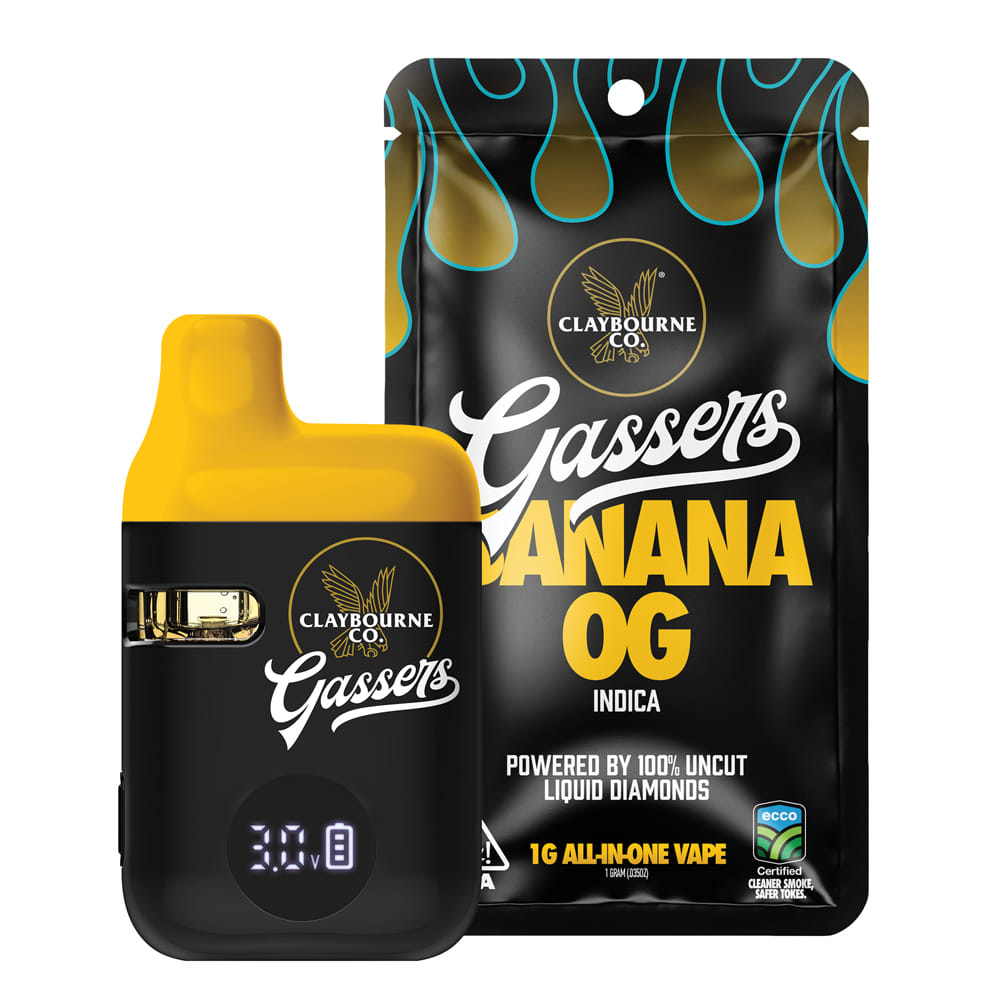 Banana OG (I) 1G Liquid Diamonds AIO - Claybourne Co. - Banana OG (I) - $29 - Cartridges