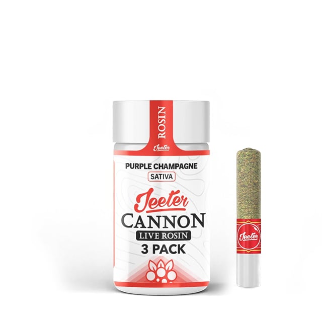 Purple Champagne | .5g x 3 Rosin Infused Pre-Rolls