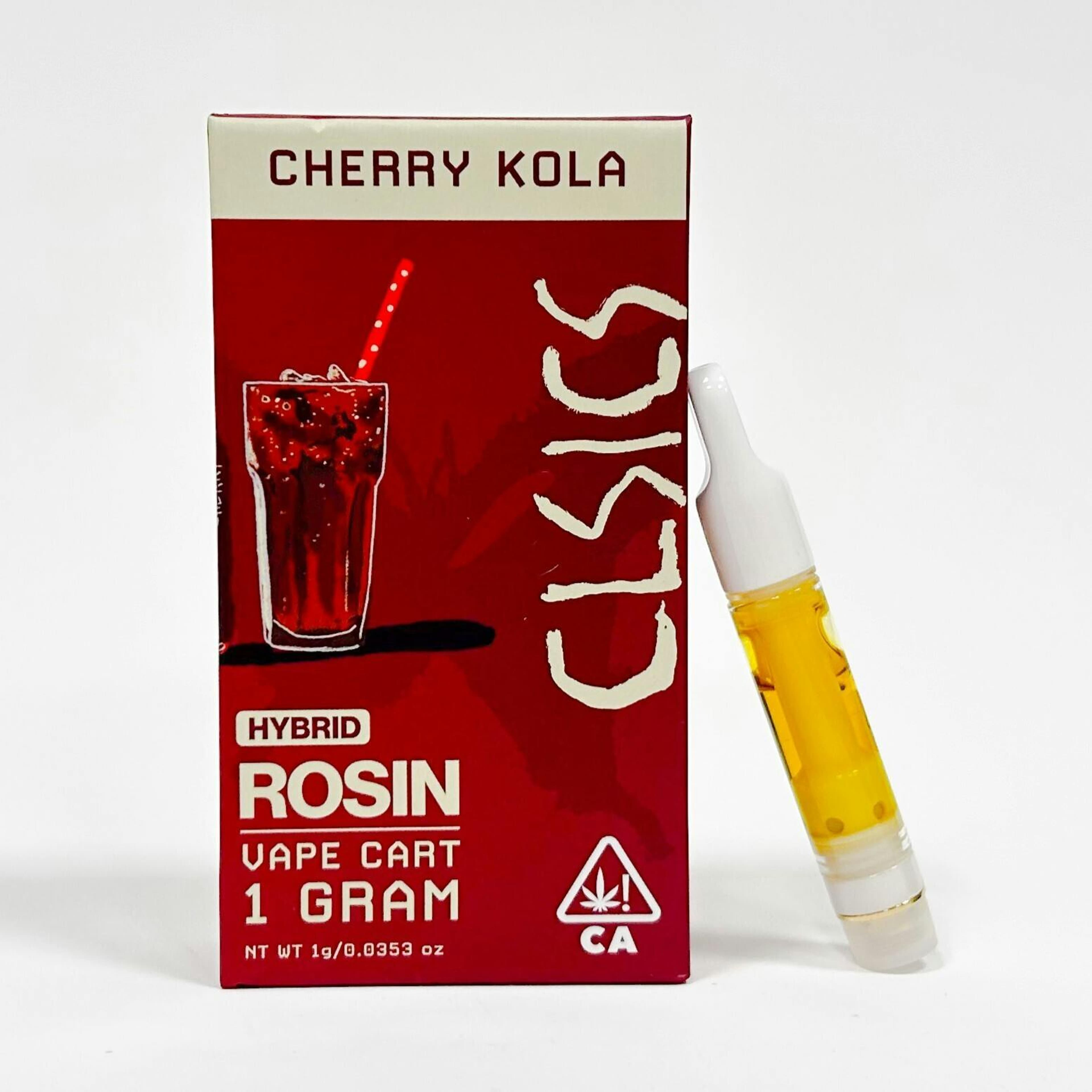CLSICS: Cherry Kola - Live Rosin Vape Cartridge 1g - CLSICS - - $50 - Standard Cartridges