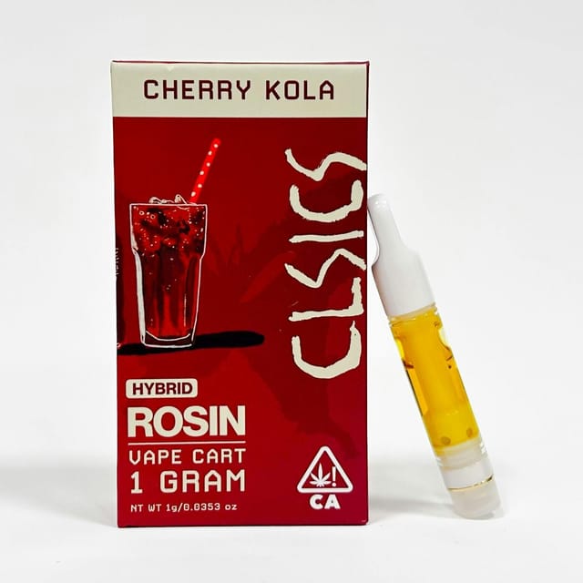 Cherry Kola - Live Rosin Vape Cartridge 1g