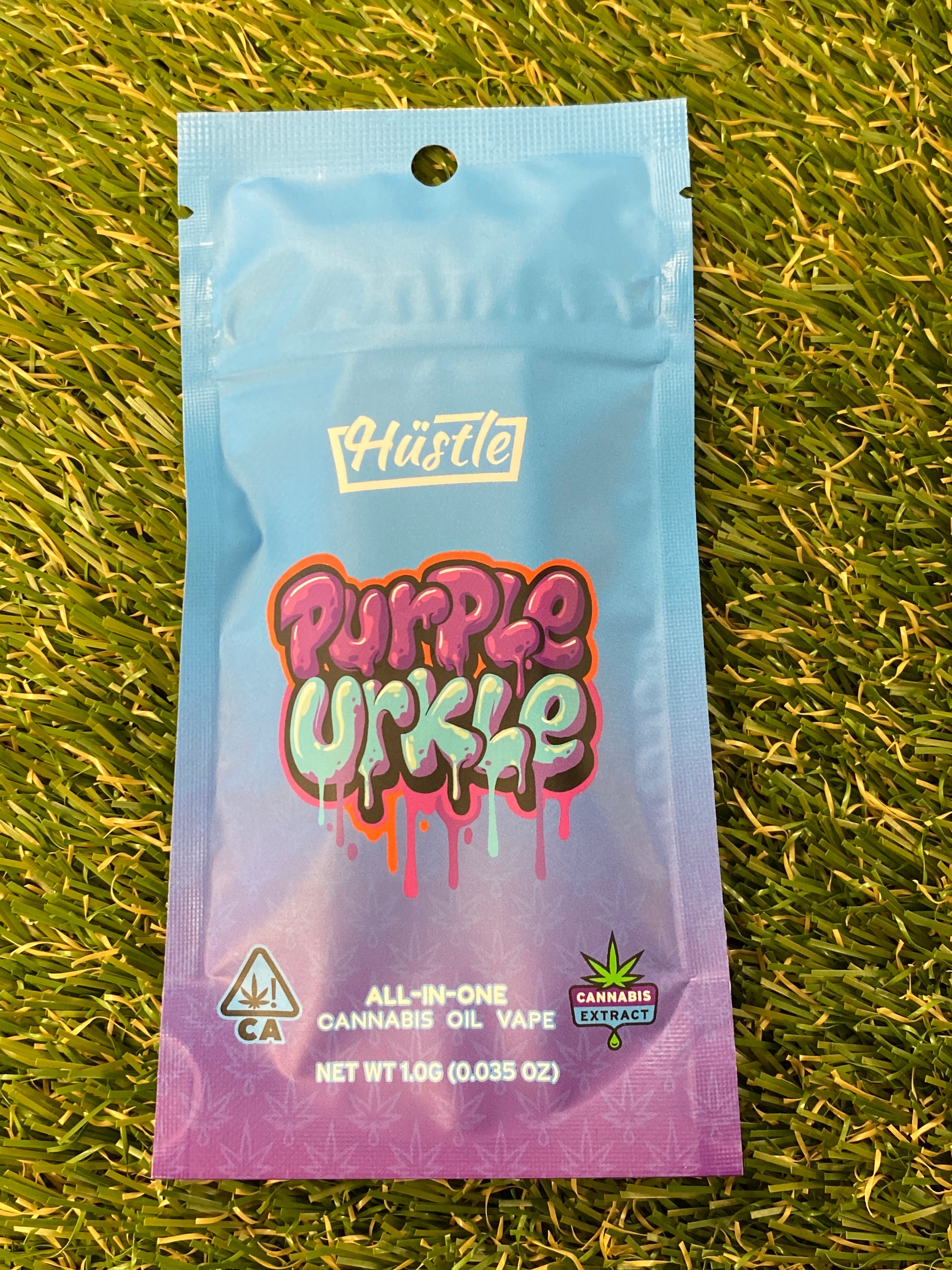 PURPLE URKLE 1G DISP - Hush -  - $21.50 - Vape Cartridge