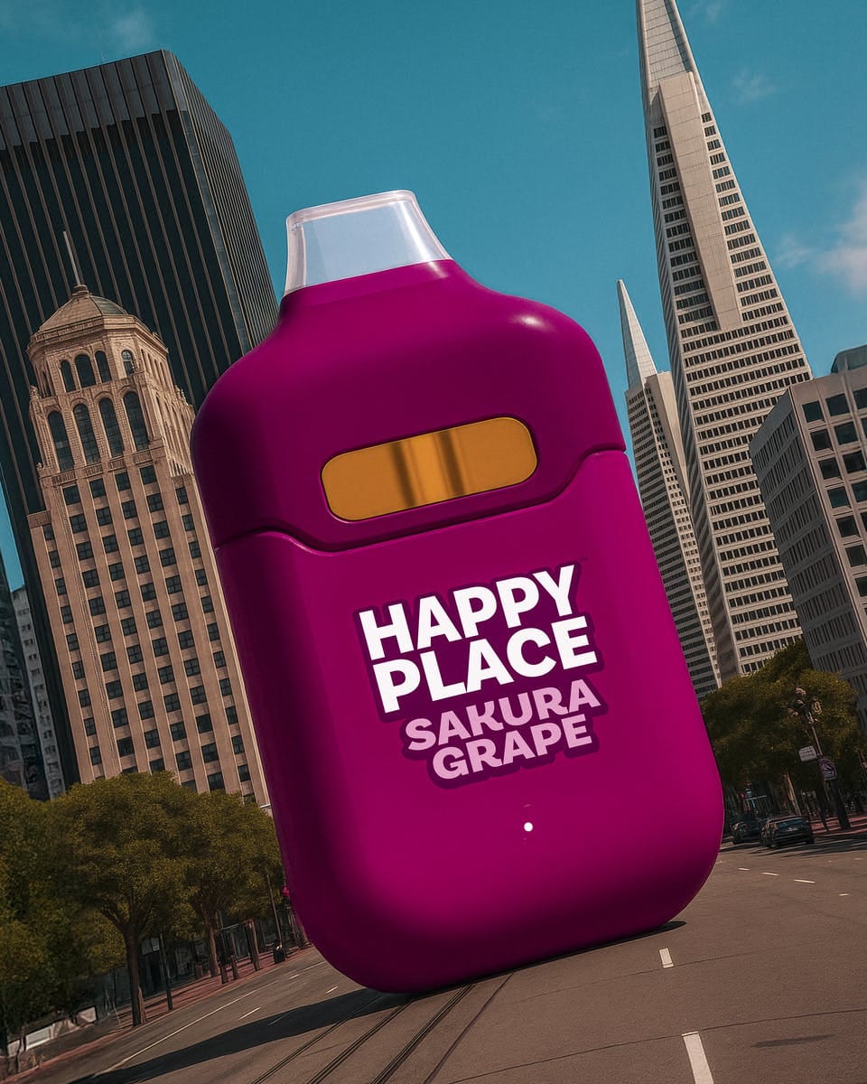 Sakura Grape  2G Ready To Use - Happy Place -  - $18 - Vapes