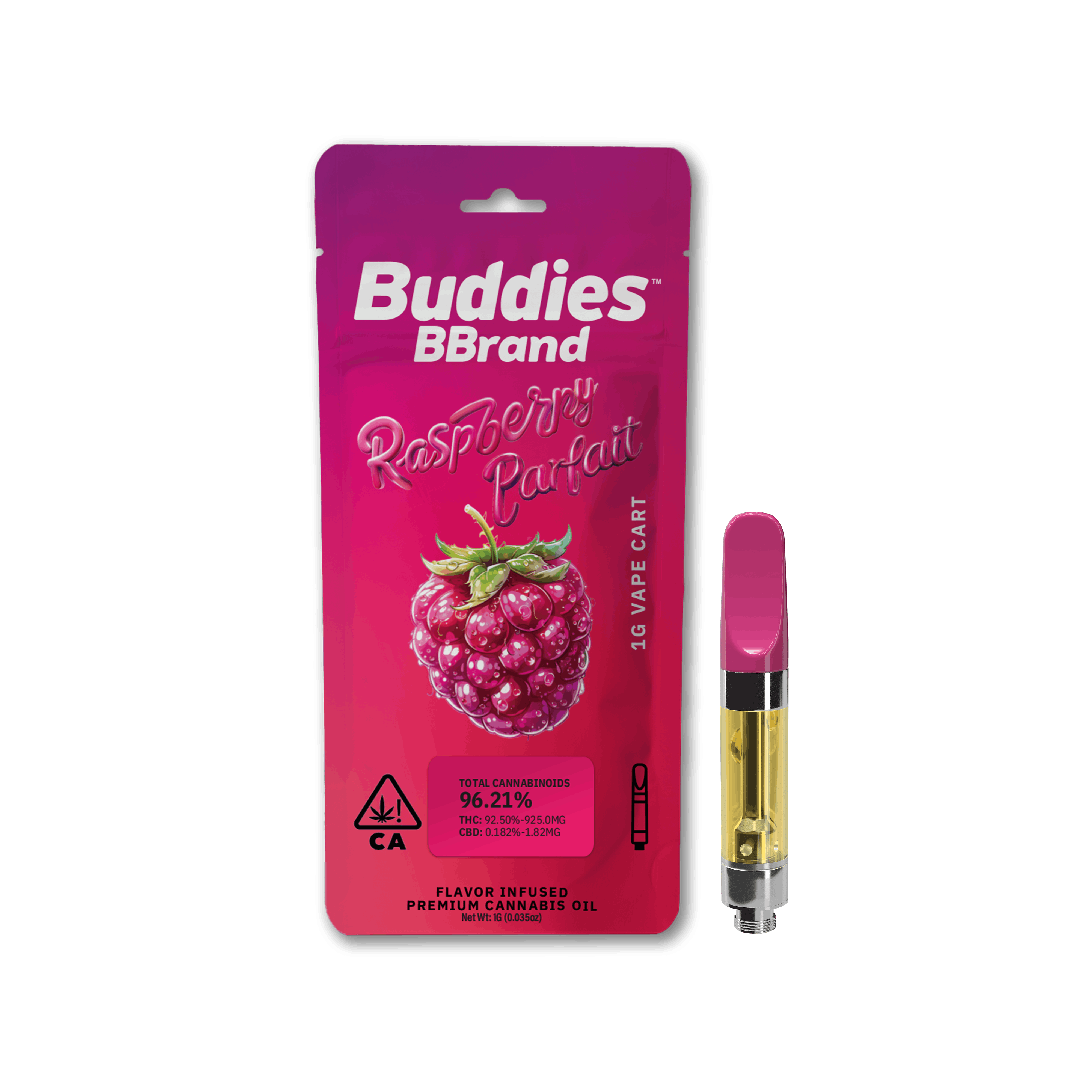 Buddies: Raspberry Parfait - Flavor