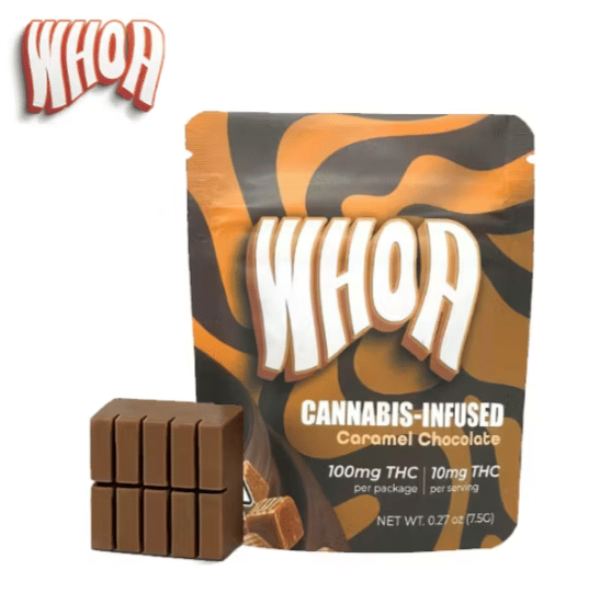 WHOA - Caramel Chocolate - Bite - 100mg *B2G1 EVERYDAY* - WHOA -  - $9.99 - Edibles