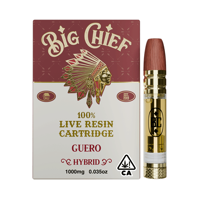 Big Chief Live Resin 1G Cartridge - Guero
