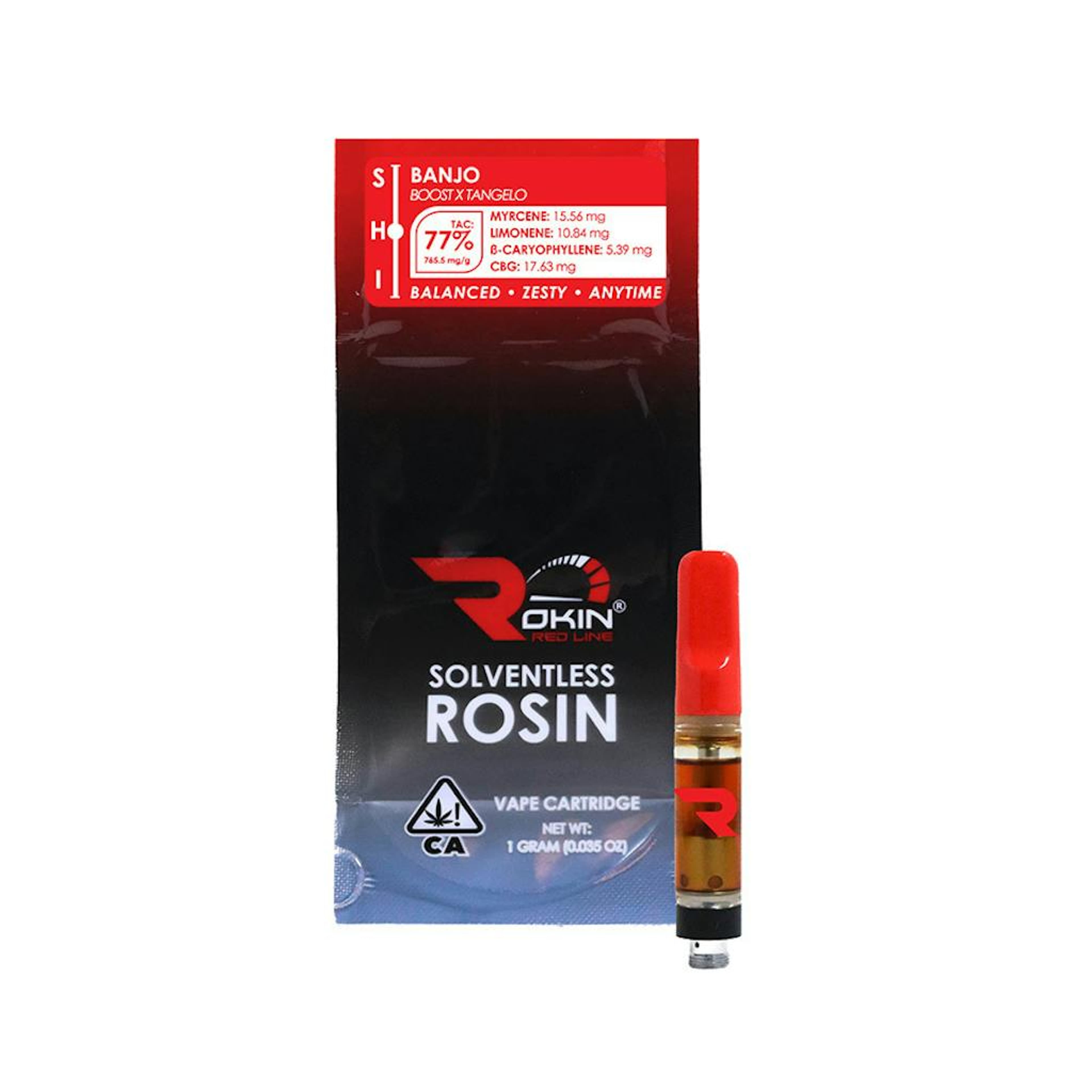 Banjo - 1g Rosin Cartridge - Rokin - 1g Cart - Sativa - $25 - 510 Cartridges