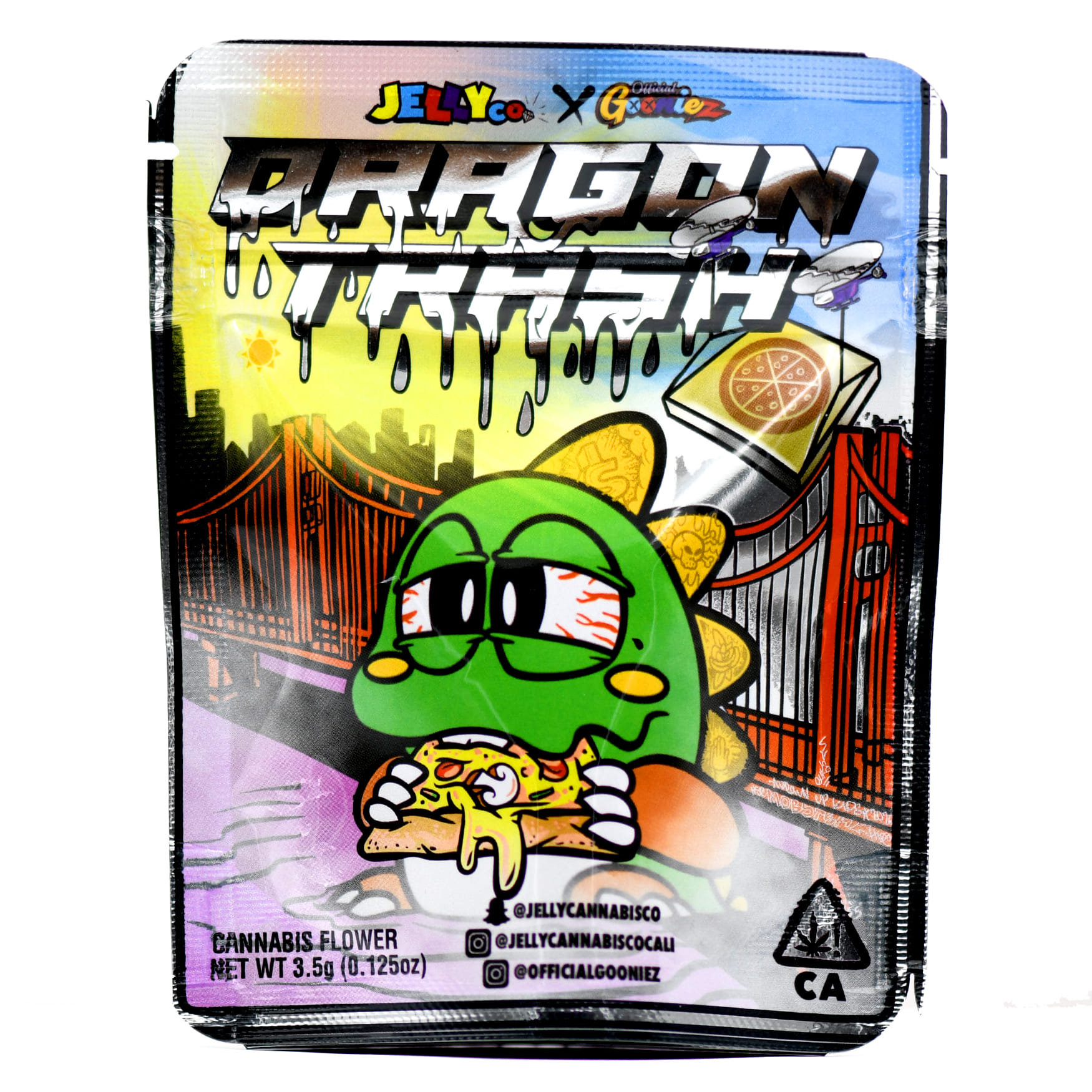 Dragon Trash (I/H) 25% - 3.5G *SPECIAL PRICING* - Jelly Co. X Official Gooniez - Eighth - $53 - Exotic Eighths - Buy 8 Mix & Match get 13.5% Off PLUS $.01 Punch T1 Rosin